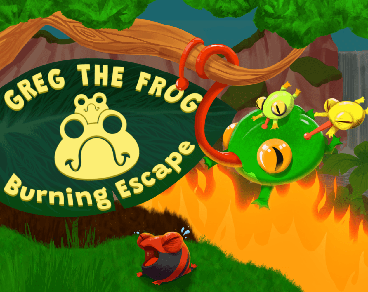 Greg the Frog: Burning Escape
